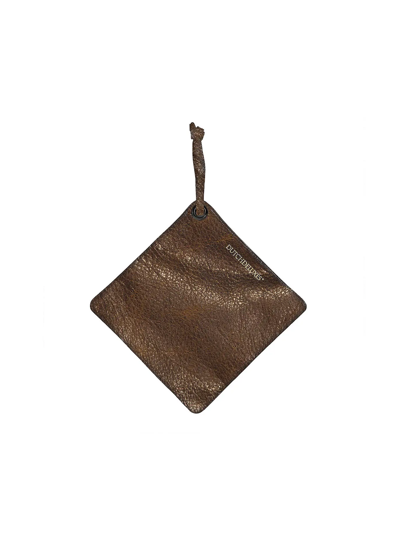 DUTCH DE LUXE | Leder Topflappen 20x20cm Vintage Brown | 